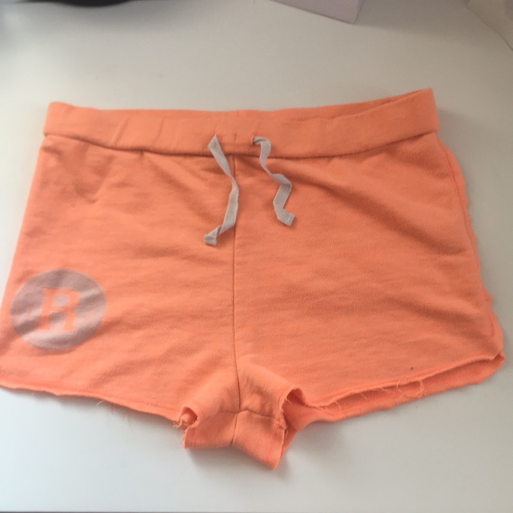 River island comfy orange shorts
